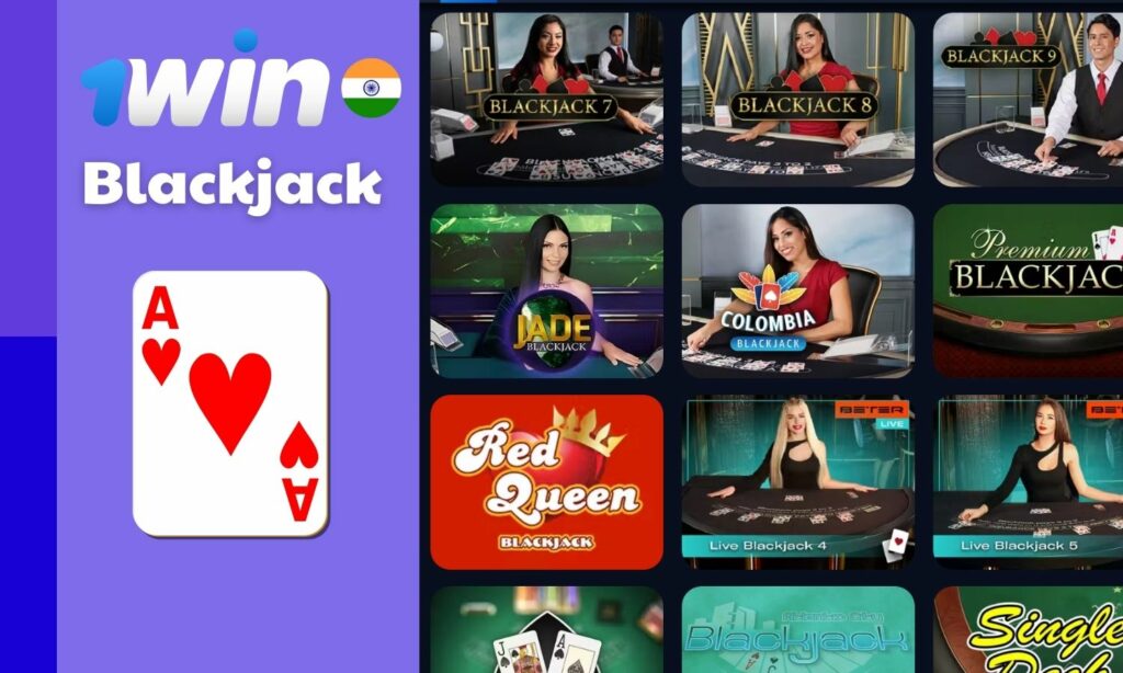 1win India Blackjack games overview