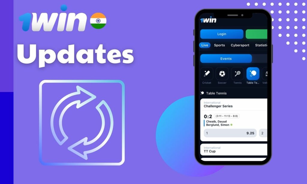 How to update 1win India application guide