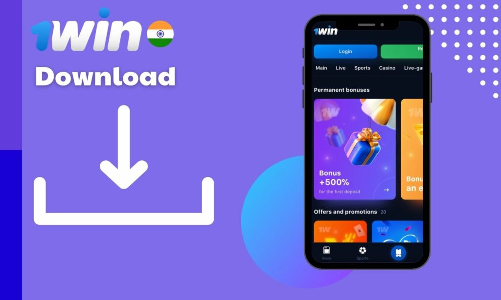 1win India application download and install instruction
